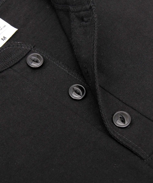 United Athle（ユナイテッドアスレ）の「5.6オンス ヘンリーネック Tシャツ（Tシャツ/カットソー・メンズ・ブラック/グレー/ホワイト・XL/M/L）」の17枚目の写真