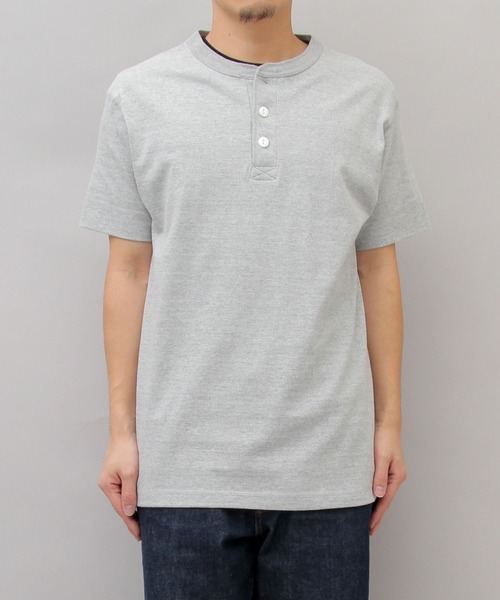 United Athle（ユナイテッドアスレ）の「5.6オンス ヘンリーネック Tシャツ（Tシャツ/カットソー・メンズ・ブラック/グレー/ホワイト・XL/M/L）」の14枚目の写真