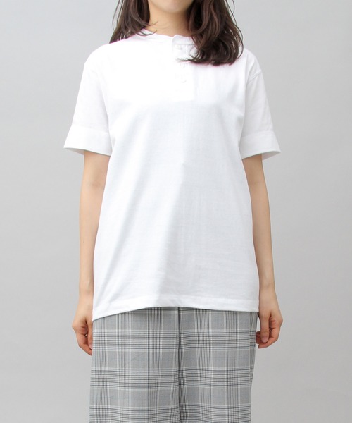 United Athle（ユナイテッドアスレ）の「5.6オンス ヘンリーネック Tシャツ（Tシャツ/カットソー・メンズ・ブラック/グレー/ホワイト・XL/M/L）」の18枚目の写真