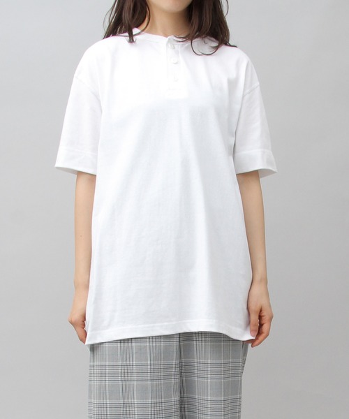 United Athle（ユナイテッドアスレ）の「5.6オンス ヘンリーネック Tシャツ（Tシャツ/カットソー・メンズ・ブラック/グレー/ホワイト・XL/M/L）」の11枚目の写真