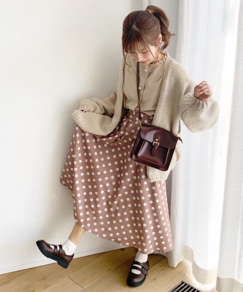 Moi Tytto モイテュット の くすみカラーaラインスカート スカート Wear