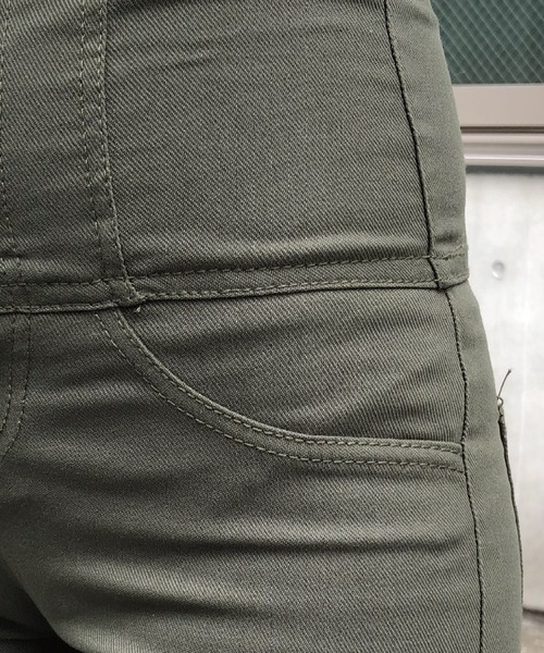 meJane(ミージェーン)の「ハイウエスト/スキニーパンツ(その他パンツ・レディース・ブラック/カーキ・S/M/L)」の9枚目の写真