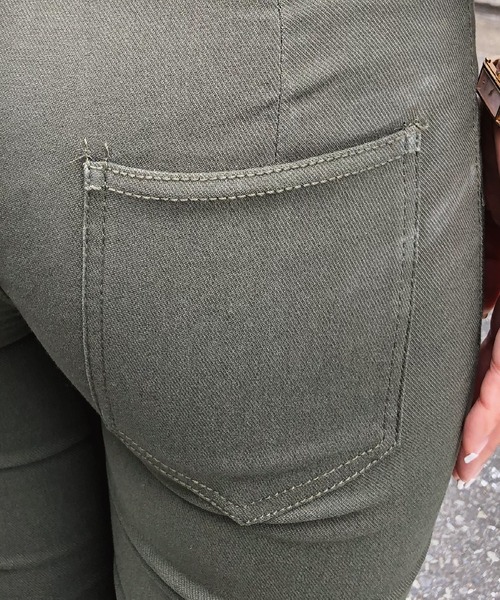 meJane(ミージェーン)の「ハイウエスト/スキニーパンツ(その他パンツ・レディース・ブラック/カーキ・S/M/L)」の7枚目の写真