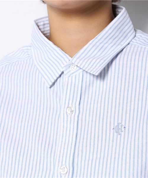 coen(コーエン)の「オックスフォードシャツワンピース(シャツワンピース・レディース・ホワイト/ターコイズブルー/コバルトブルー・LARGE/MEDIUM)」の8枚目の写真