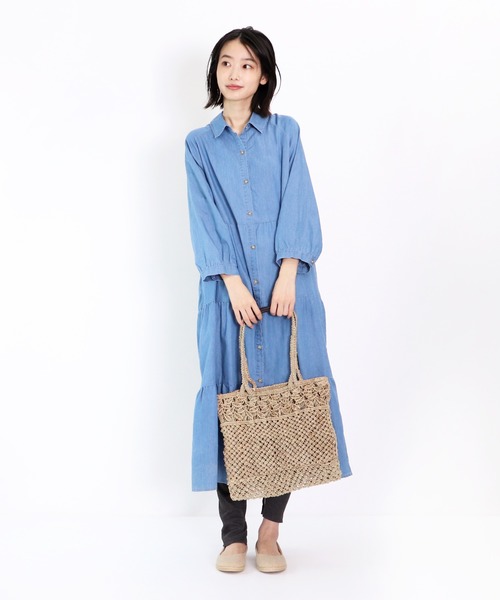 salle de bal(サルデバル)の「∴ 【 FULL FASHION / フルファッション 】メッシュトートバッグ IPJ(トートバッグ・レディース・ナチュラル/ブラウン・FREE)」の14枚目の写真