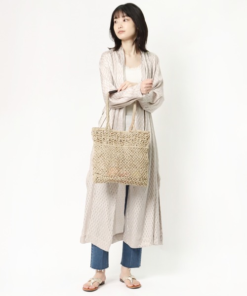 salle de bal(サルデバル)の「∴ 【 FULL FASHION / フルファッション 】メッシュトートバッグ IPJ(トートバッグ・レディース・ナチュラル/ブラウン・FREE)」の22枚目の写真