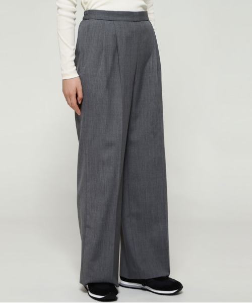SUNSPEL(サンスペル)の「SUNSPEL / WOMEN’S FINE WOOL POPLIN(その他パンツ・レディース・グレー・1/2)」の2枚目の写真