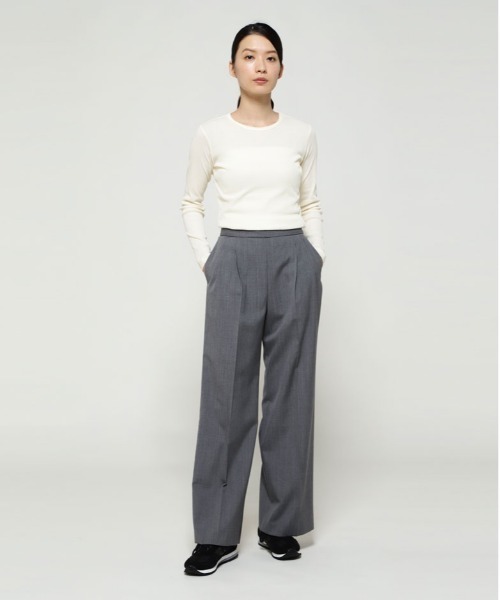 SUNSPEL(サンスペル)の「SUNSPEL / WOMEN’S FINE WOOL POPLIN(その他パンツ・レディース・グレー・1/2)」の3枚目の写真