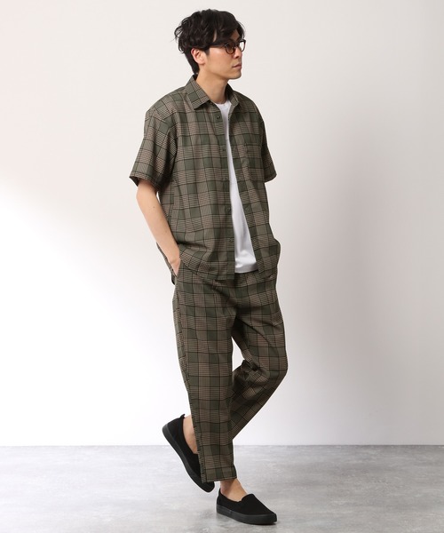 LAKOLE(ラコレ)の「ドライタッチショートスリーブシャツ / LAKOLE(シャツ/ブラウス・メンズ・モカ/その他8/アイボリー/ベージュ/ブラック・SMALL/MEDIUM/LARGE)」の14枚目の写真