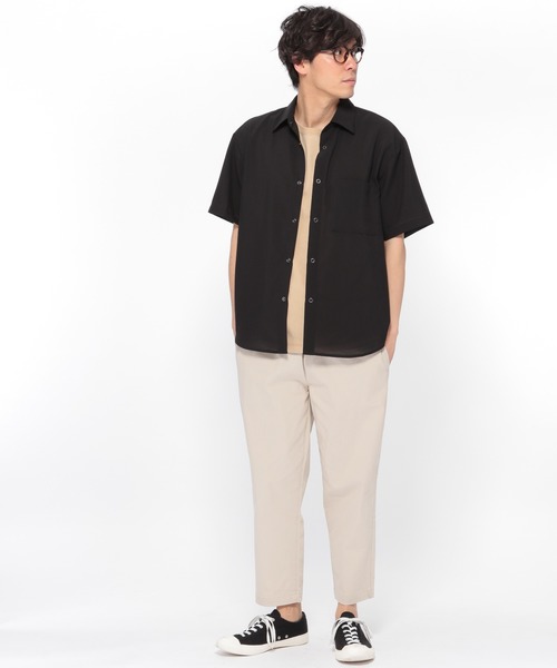 LAKOLE(ラコレ)の「ドライタッチショートスリーブシャツ / LAKOLE(シャツ/ブラウス・メンズ・モカ/その他8/アイボリー/ベージュ/ブラック・SMALL/MEDIUM/LARGE)」の10枚目の写真