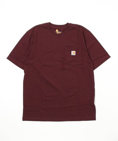 Carhartt(カーハート)の「カーハートと言えばコレ!毎年ZOZOファーストセラーの定番Tシャツ!【Carhartt】ヘビーオンスビッグシルエットポケットTシャツ K87(Tシャツ/カットソー・メンズ・ブラック/グレー/ダークグレー/グリーン/ネイビー/ホワイト/ブルー/ベージュ/ワイン系/カーキ・S/M/L/XL)」の10枚目の写真