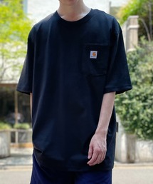 Carhartt（カーハート）の「カーハートと言えばコレ！毎年ZOZOファーストセラーの定番Tシャツ！【Carhartt】ヘビーオンスビッグシルエットポケットTシャツ K87（Tシャツ/カットソー・メンズ）」