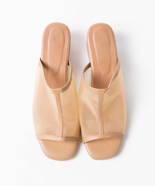 WEGO(ウィゴー)の「WEGO/シアーサンダル(サンダル・レディース・ベージュ/ブラウン・MEDIUM/LARGE)」の7枚目の写真