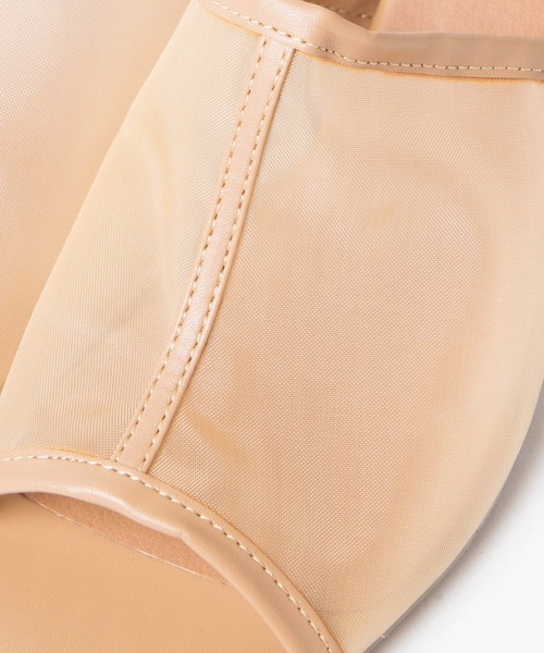 WEGO(ウィゴー)の「WEGO/シアーサンダル(サンダル・レディース・ベージュ/ブラウン・MEDIUM/LARGE)」の6枚目の写真