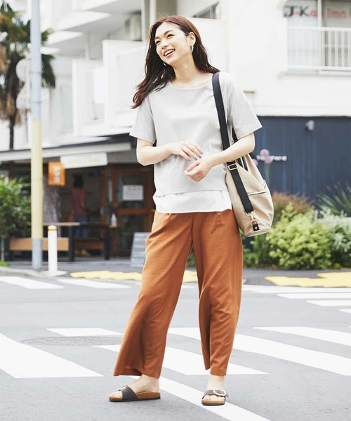 a.v.v(アーヴェヴェ)の「シャツドッキングカットソー(Tシャツ/カットソー・レディース・ライトグレー/ネイビー/ミント・38/40/34/36/42)」の11枚目の写真