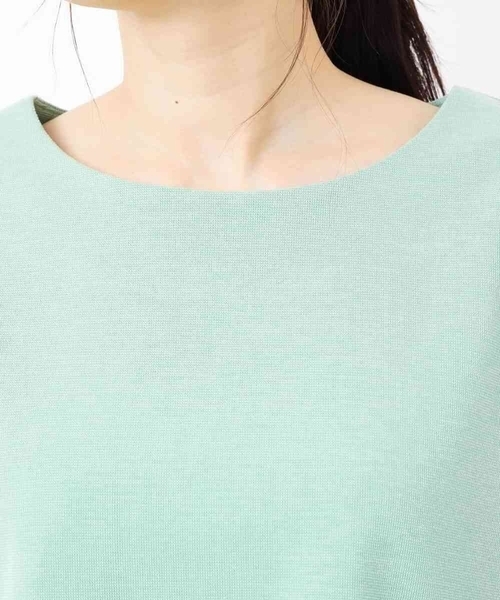 a.v.v(アーヴェヴェ)の「シャツドッキングカットソー(Tシャツ/カットソー・レディース・ライトグレー/ネイビー/ミント・38/40/34/36/42)」の16枚目の写真