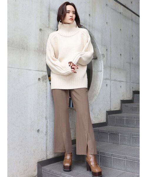 MURUA（ムルーア）の「ヒールローファーブーツ（ブーツ・レディース・ブラック/キャメル・35/36/37）」の15枚目の写真