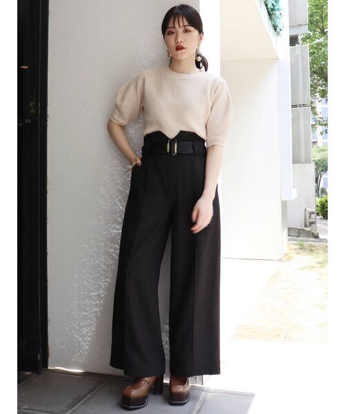 MURUA（ムルーア）の「ヒールローファーブーツ（ブーツ・レディース・ブラック/キャメル・35/36/37）」の12枚目の写真