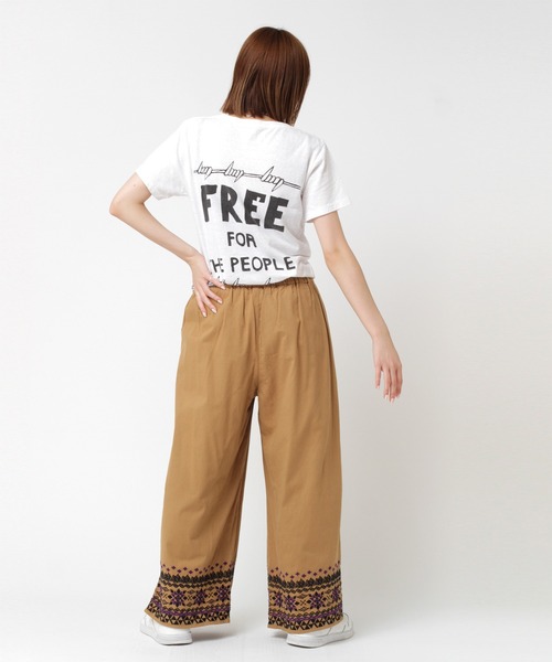 RNA（アールエヌエー）の「R3706 アフリカン刺繍イージーパンツ（その他パンツ・レディース・ホワイト/ブラック/キャメル・MEDIUM）」の19枚目の写真