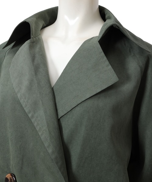 fifth（フィフス）の「ボリュームスリーブショートトレンチコート（トレンチコート・レディース・ブラウン/カーキ・MEDIUM）」の16枚目の写真