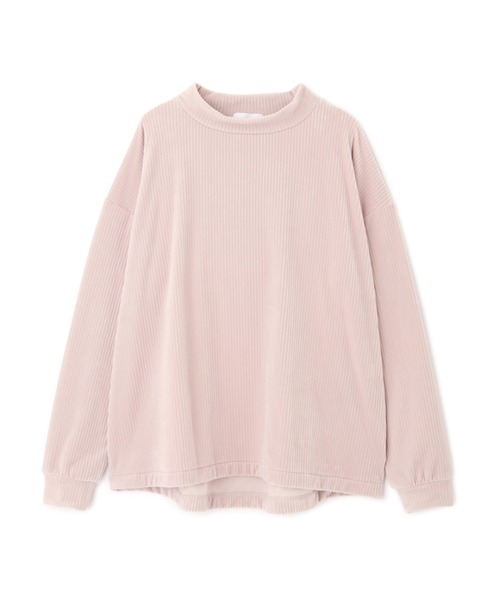 human woman(ヒューマンウーマン)の「◆コーデュロイボンバープルオーバー(Tシャツ/カットソー・レディース・ダークベージュ/ブラウン・MEDIUM)」の4枚目の写真