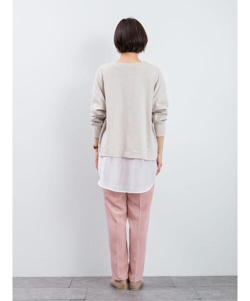 Green Parks(グリーンパークス)の「<ベルト付>タックテーパードストレッチパンツ*(その他パンツ・レディース・ブラック/ベージュ/ピンク/イエロー/ミント/ブルー系その他7・FREE)」の20枚目の写真