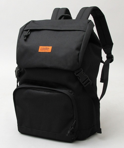UNIVERSAL OVERALL（ユニバーサルオーバーオール）の「UNIVERSAL OVERALL / ユニバーサルオーバーオール / フラップポケット バックパック / リュック / 大容量（バックパック/リュック・メンズ・ブラック・FREE）」の6枚目の写真