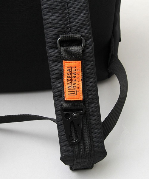 UNIVERSAL OVERALL（ユニバーサルオーバーオール）の「UNIVERSAL OVERALL / ユニバーサルオーバーオール / フラップポケット バックパック / リュック / 大容量（バックパック/リュック・メンズ・ブラック・FREE）」の11枚目の写真