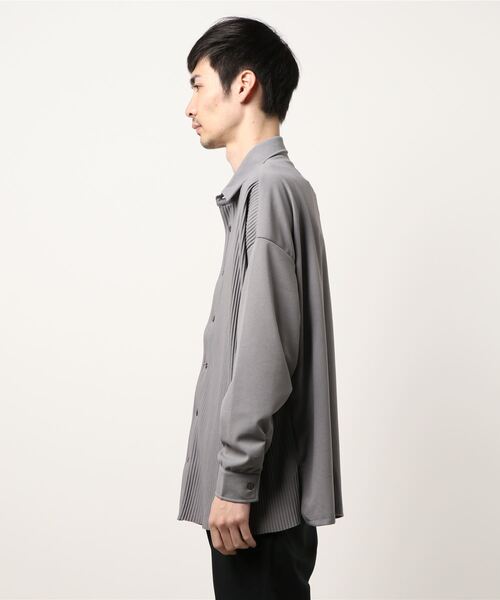 セール】《Bling leads》オーバーサイズ プリーツシャツ（シャツ