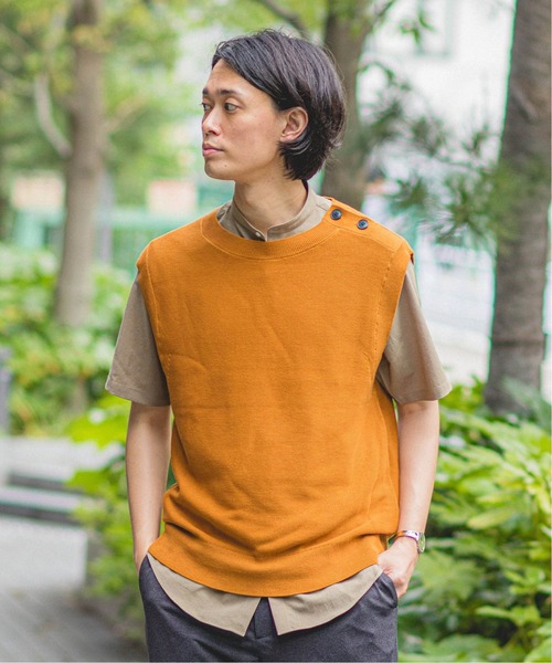 EDIFICE（エディフィス）の「フレンチ ニットベスト（ベスト）」 - WEAR