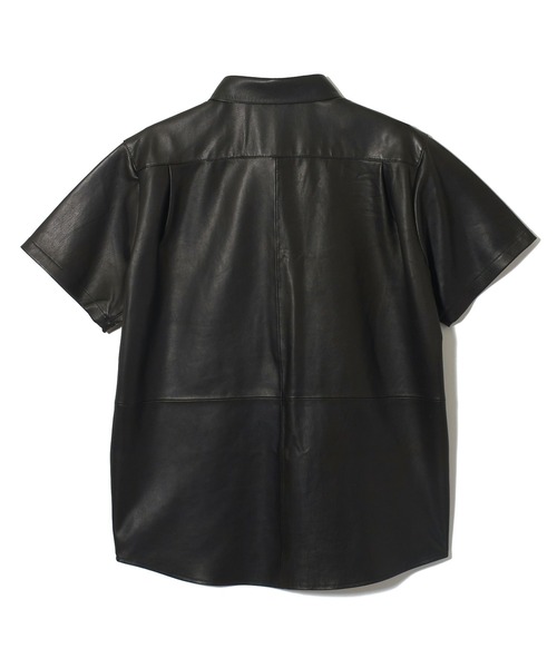 CRIMIE（クライミー）の「LEATHER SHORT SLEEVE SHIRT（シャツ