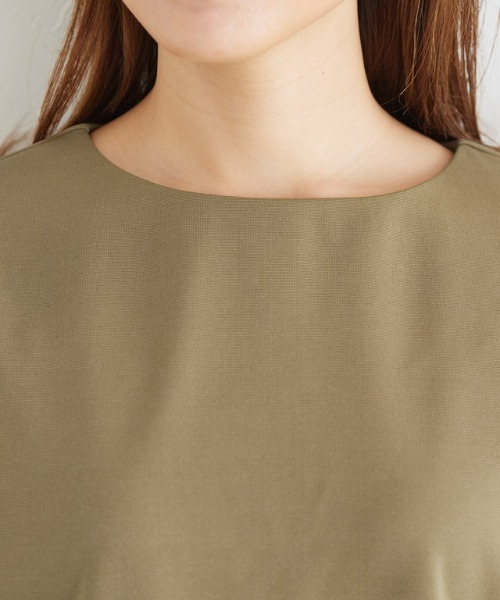 Pierrot（ピエロ）の「ポンチTシャツ×スカートセットアップ（セットアップ・レディース・ネイビー/モカ・L/M）」の19枚目の写真