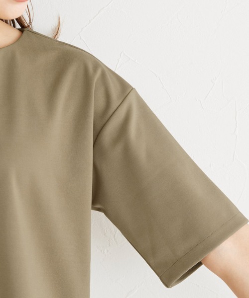 Pierrot（ピエロ）の「ポンチTシャツ×スカートセットアップ（セットアップ・レディース・ネイビー/モカ・L/M）」の21枚目の写真