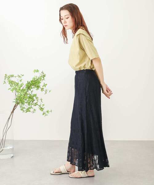 SENSE OF PLACE by URBAN RESEARCH（センスオブプレイスバイアーバンリサーチ）の「ショルダータックカットトップ（Tシャツ/カットソー・レディース・ブラック/グレー/オフホワイト/イエロー・ONE）」の10枚目の写真