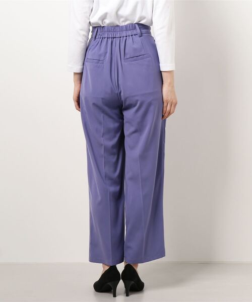 archives(アルシーヴ)の「ジョーゼットストレートパンツ(その他パンツ・レディース・パープル/ピンクベージュ/グリーン・MEDIUM)」の9枚目の写真