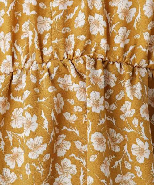 Cutie Blonde（キューティーブロンド）の「◆【S-L】花柄前リボンワンピース（ワンピース・レディース・イエロー系9/ベージュ系その他7/ネイビー系5・01/02/03）」の10枚目の写真