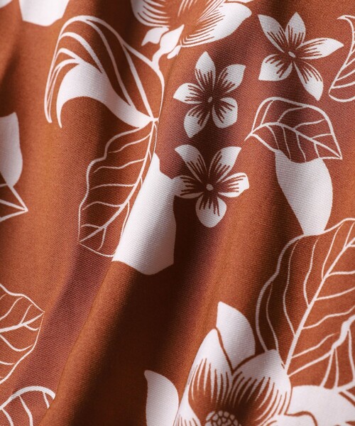 FREAK'S STORE（フリークスストア）の「WEB限定 ビッグシルエット 総柄レーヨンオープンカラーシャツ/レオパード柄/バンダナ柄/アロハ柄（シャツ/ブラウス・メンズ・レオパード/ブラック系1/ブラウン系2/ネイビー系1/ネイビー系2/サックスブルー系2・SMALL/MEDIUM/LARGE）」の19枚目の写真