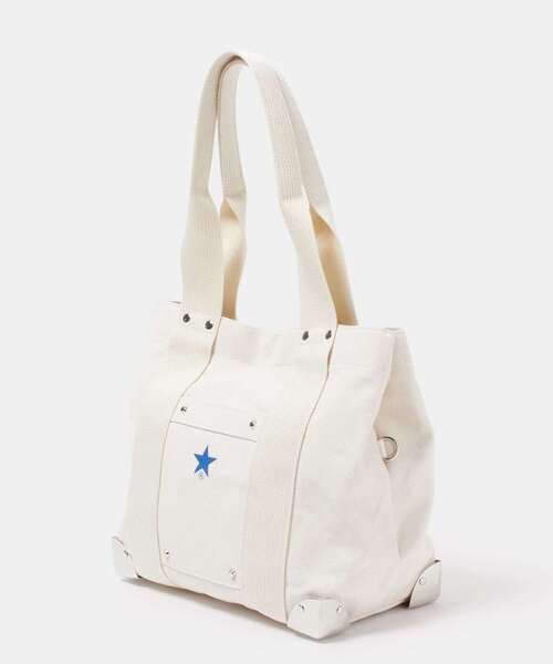 ajew（エジュー）の「【CONVERSE TOKYO×ajew】トートバッグ（umeda）（トートバッグ・レディース・ホワイト/カーキ・FREE）」の3枚目の写真