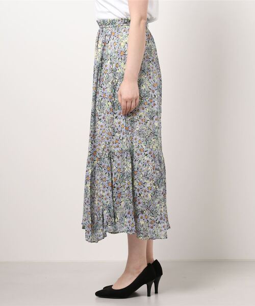 RIVE DROITE（リヴドロワ）の「IPEKERデイジープリントティアードスカート（スカート・レディース・イエロー/ブラック・38/36）」の4枚目の写真