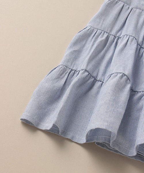 Love&Peace&Money（ラブアンドピースアンドマネー）の「ドッキングティアードワンピース（ワンピース・キッズ・レッド/ブルー・80ｃｍ/90cm/100cm/110cm/120cm/130cm）」の8枚目の写真