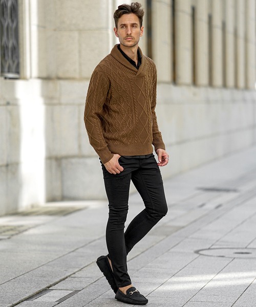 JOKER(ジョーカー)の「【SOMEDIFF】オリジナルストレッチダメージジーンズ スキニーデニムパンツ メンズ ジーパン 春服 冬服(デニムパンツ・メンズ・インディゴブルー/ブルー/ブラック/ケミカルウォッシュ・L/M/S/XL)」の14枚目の写真