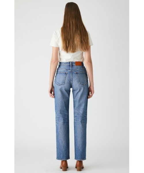 MOUSSY(マウジー)の「PLAIN JEANS STRAIGHT(デニムパンツ・レディース・ライトブルー/ワンウォッシュ・24inch/25inch/27inch/23inch/26inch)」の7枚目の写真