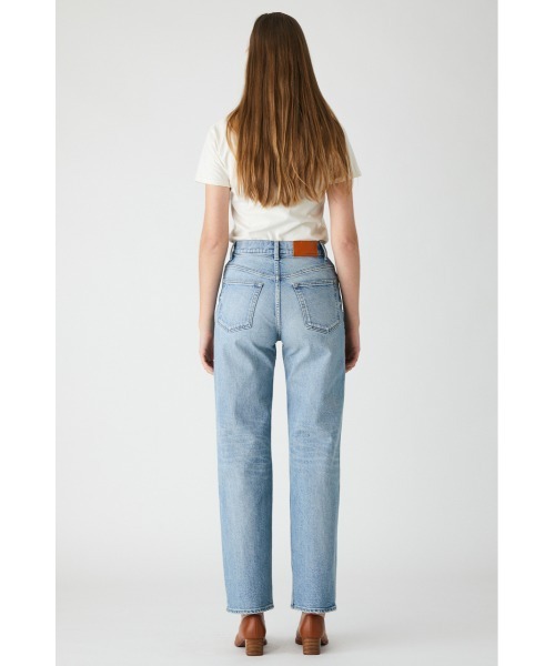 MOUSSY(マウジー)の「PLAIN JEANS STRAIGHT(デニムパンツ・レディース・ライトブルー/ワンウォッシュ・24inch/25inch/27inch/23inch/26inch)」の20枚目の写真