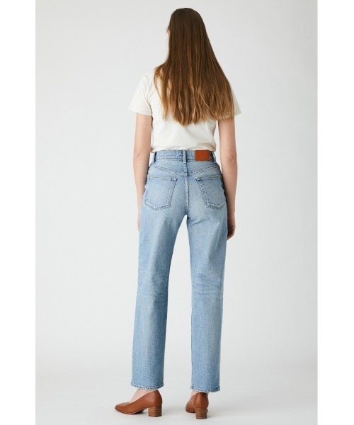 MOUSSY(マウジー)の「PLAIN JEANS STRAIGHT(デニムパンツ・レディース・ライトブルー/ワンウォッシュ・24inch/25inch/27inch/23inch/26inch)」の19枚目の写真