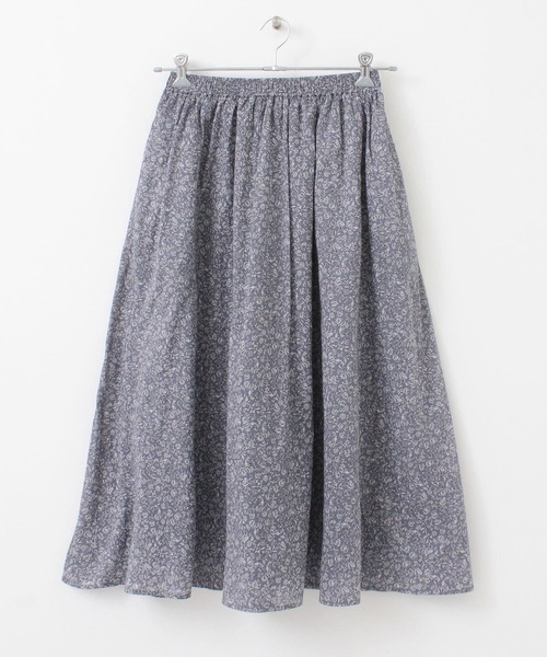 URBAN RESEARCH DOORS（アーバンリサーチドアーズ）の「フラワーギャザースカート（スカート・レディース・ブルー系その他/ブラック・ONE）」の19枚目の写真