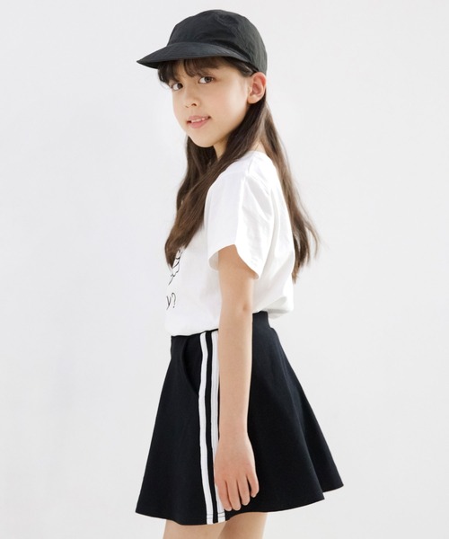 Bee des Bee(ビーデスビー)の「インナーパンツ付きラインスカート(スカート・キッズ・ブラック/グレー/ネイビー/ラベンダー/チャコールグレー/ホワイト/ライトブルー/ピンク/ミント/ベージュ/パープル/カーキ/ブルー系その他・110cm/130cm/150cm/120cm/140cm/100cm)」の18枚目の写真