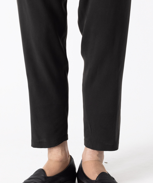 DESIGNWORKS（デザインワークス）の「【セットアップ対応】シルクツイル ストレッチ パンツ（スラックス・メンズ・ブラック・44/46/48/50）」の12枚目の写真