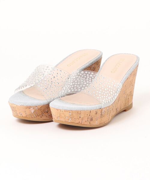 シューズ サンダルヌーディーコルクウェッジサンダル サンダル Staccato スタッカート のファッション