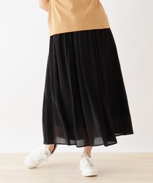 SHOO・LA・RUE | オーガンジーフレアスカート(スカート)