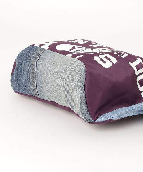 HYSTERIC GLAMOUR ナイロン デニム ボディバッグ パープル HYSTERIC GLAMOUR ナイロン デニム ボディバッグ パープル